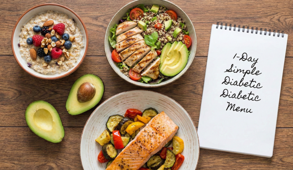 1-Day Simple Diabetic Menu