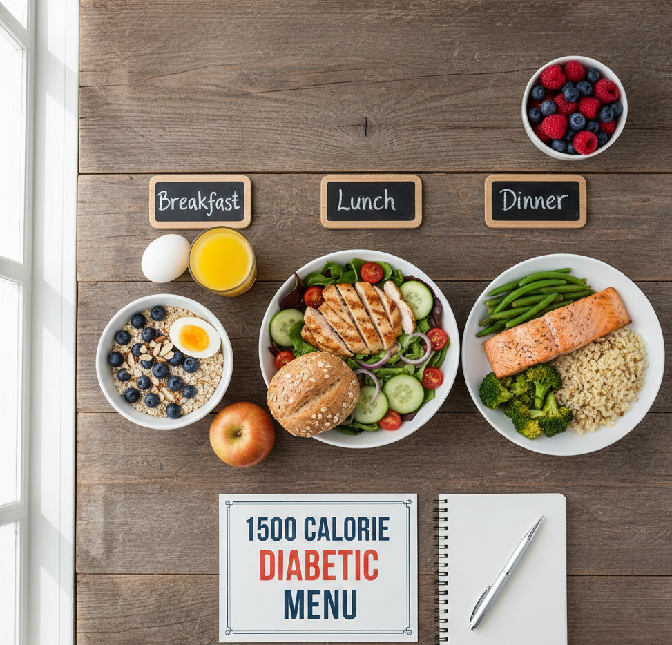 1500 Calorie Diabetic Menu