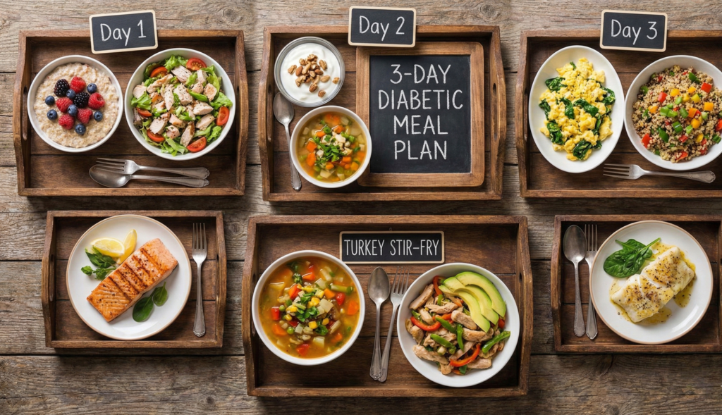 3-Day Diabetic Meal Plan