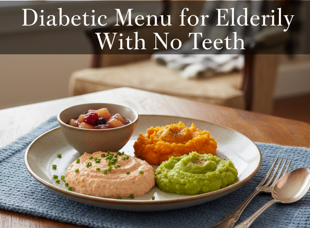 Diabetic Menu for Elderly With No Teeth