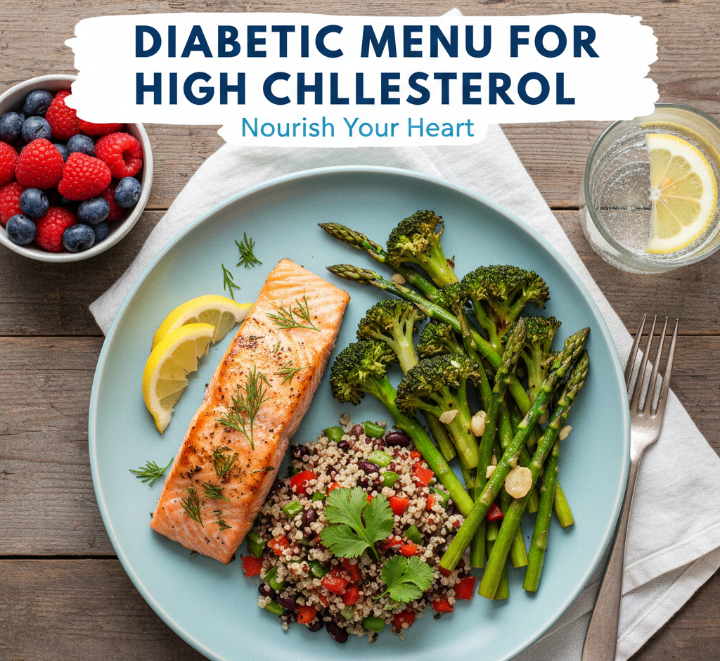 Diabetic Menu for High Cholesterol