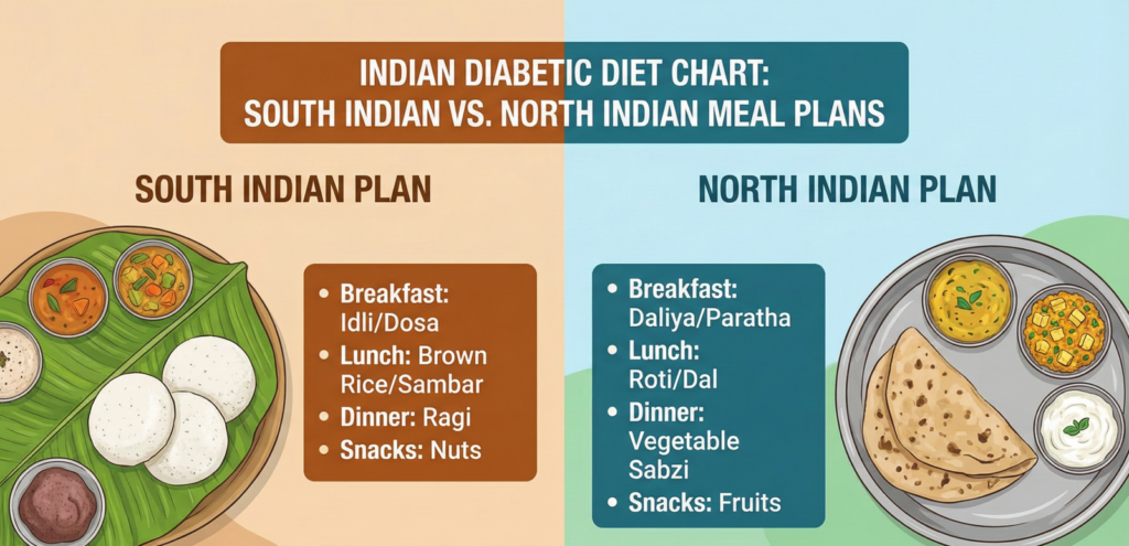 Indian Diabetic Diet Chart